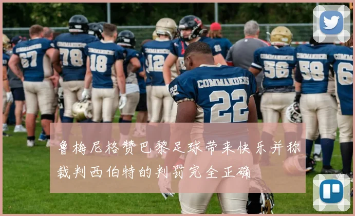 鲁梅尼格赞巴黎足球带来快乐并称裁判西伯特的判罚完全正确
